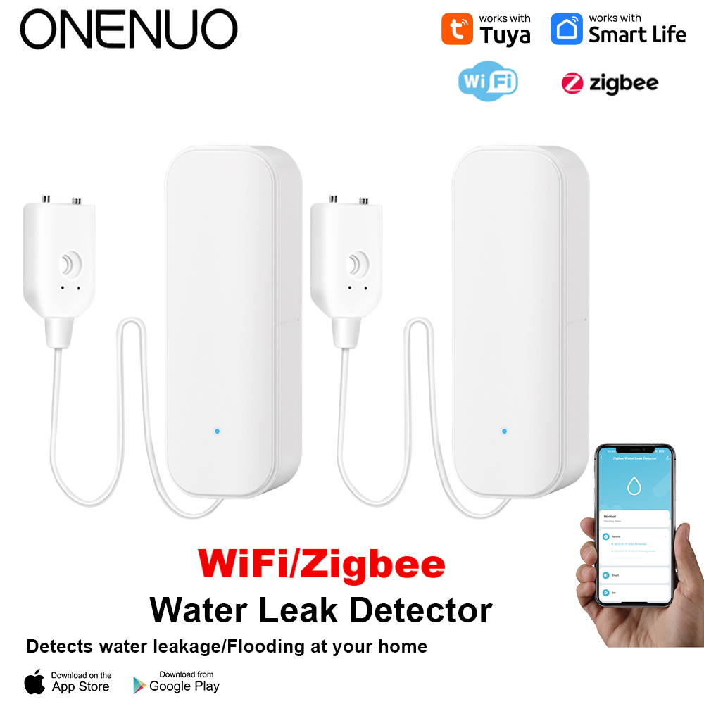 Home Security Alarm System - WiFi or Zigbee Water Leak Sensor