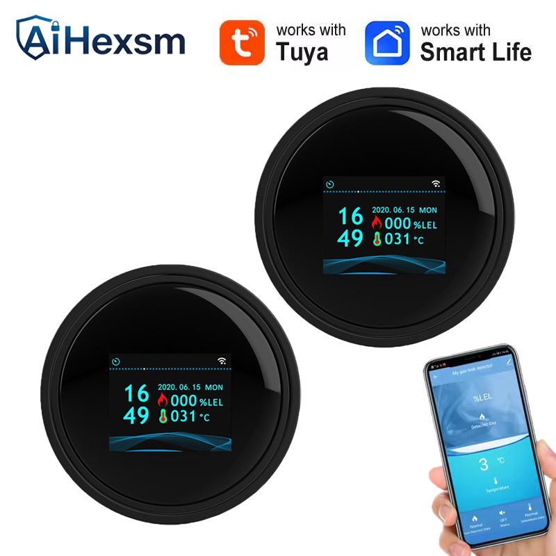 Home Security Alarm System - Tuya Wifi Leak With Temperature Function