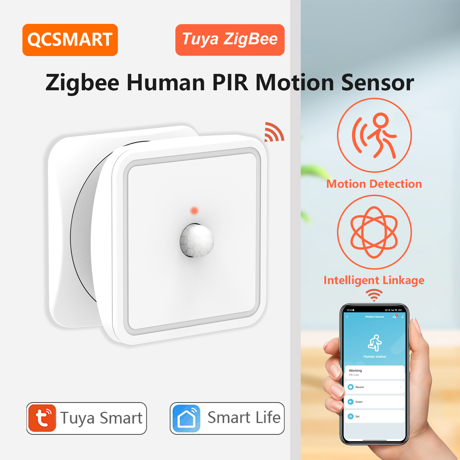 Home Security System - Tuya ZigBee Human Motion Sensors PIR