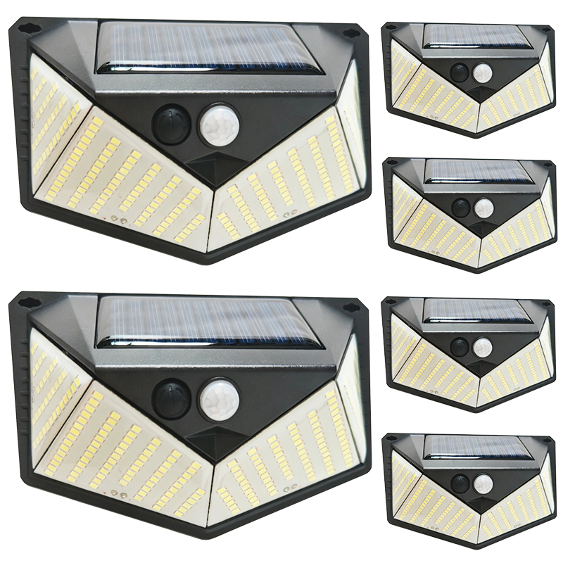 Home Security Yard Sensors - Solar Wall Lights 220 LED Motion