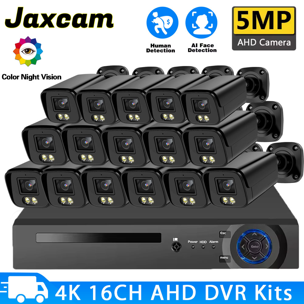 Home Security And Camera Systems - 5MP 16PCS AHD Security Camera System