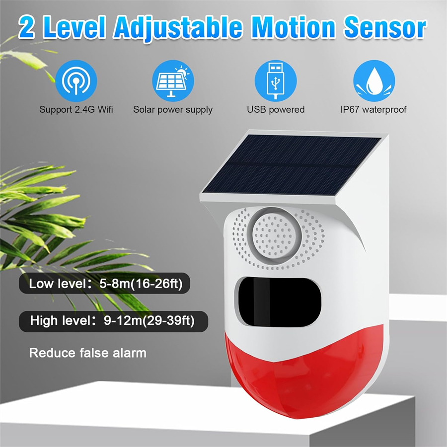 Wifi Solar Outdoor Motion Sens - Home Security Yard Sensors 리뷰 및 가격