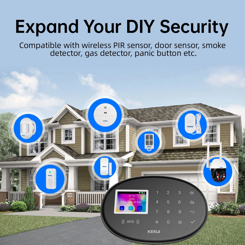 KERUI WiFi + 4G/2G Home Securi - Home Zone Security App 리뷰 및 가격