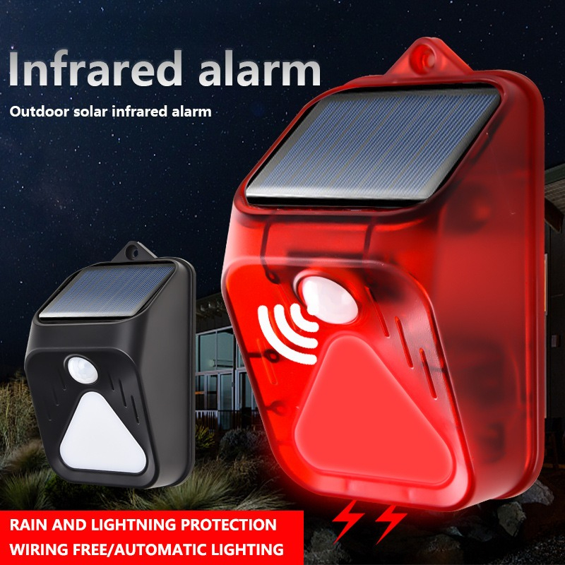 Solar Powered Waterproof Alarm - Home Security Yard Sensors 리뷰 및 가격