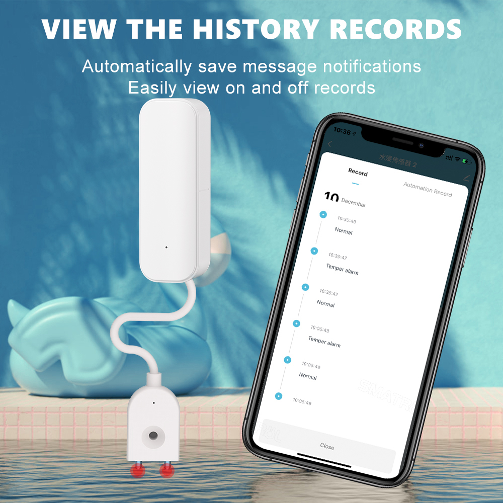 WiFi or Zigbee Water Leak Sens - Home Security Alarm System 리뷰 및 가격