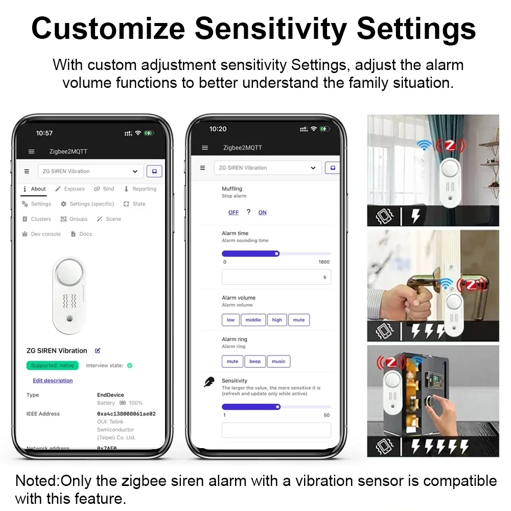 Haozee Zigbee 110dB Siren Alar - Home Security Options 리뷰 및 가격