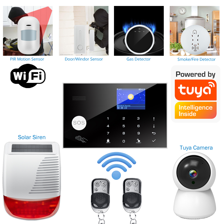 Wireless Home WIFI GSM Home Se - Home Zone Security App 리뷰 및 가격