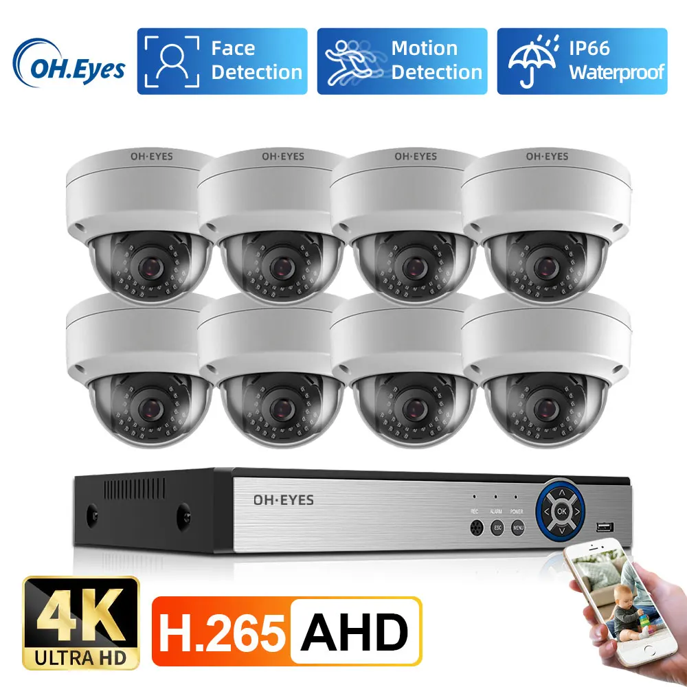 Home Security 8MP H.265+ 4CH 4 - Home Security And Camera Systems 리뷰 및 가격