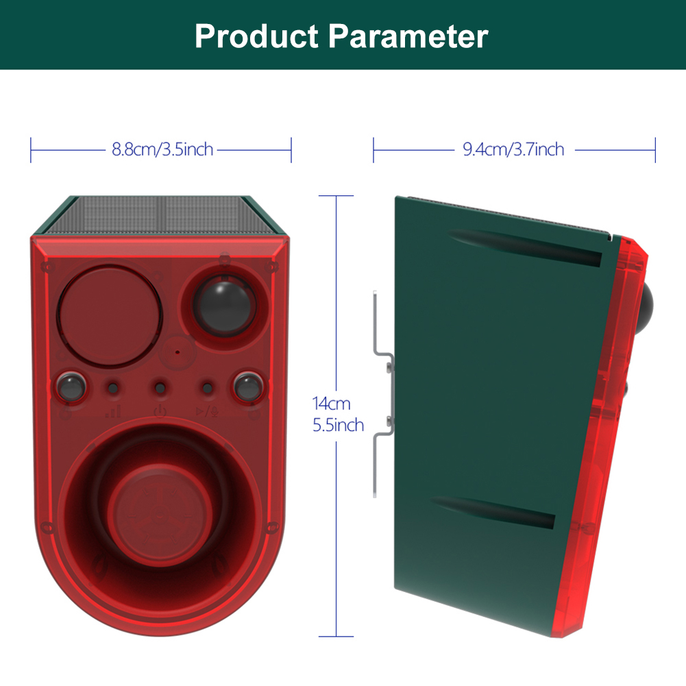 Solar Outdoor Motion Sensor Al - Home Security Yard Sensors 리뷰 및 가격