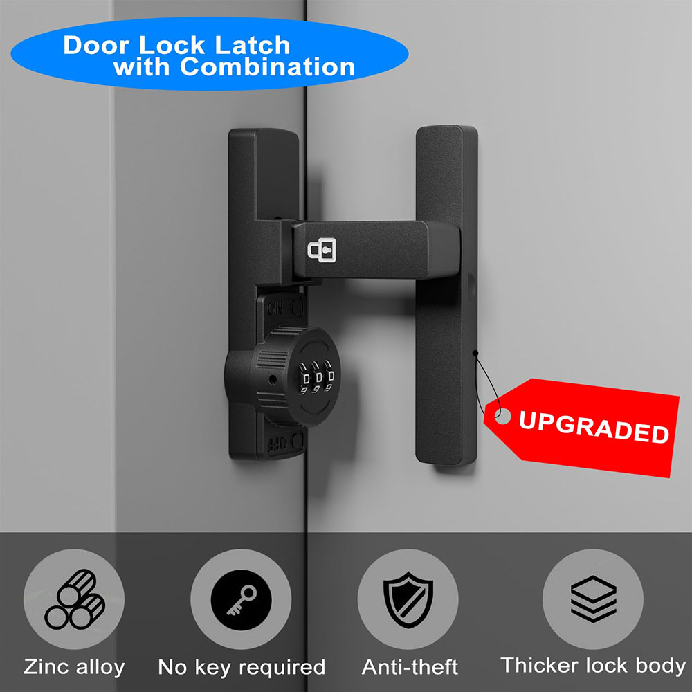 Security Barn Door Lock 3-Digi - Home Security Locks 리뷰 및 가격
