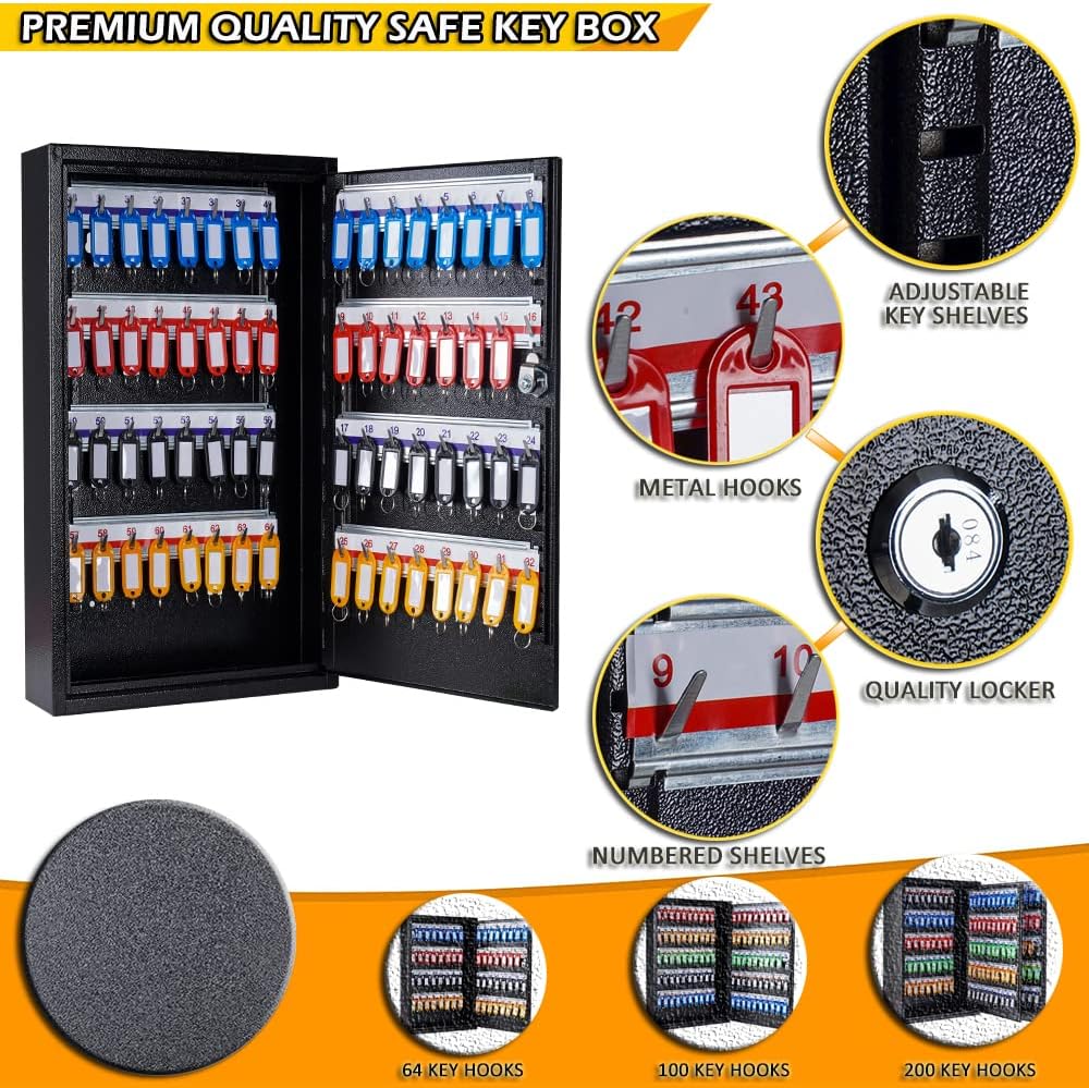 64-Position Wall-Mounted Key C - Home Security Locks 리뷰 및 가격