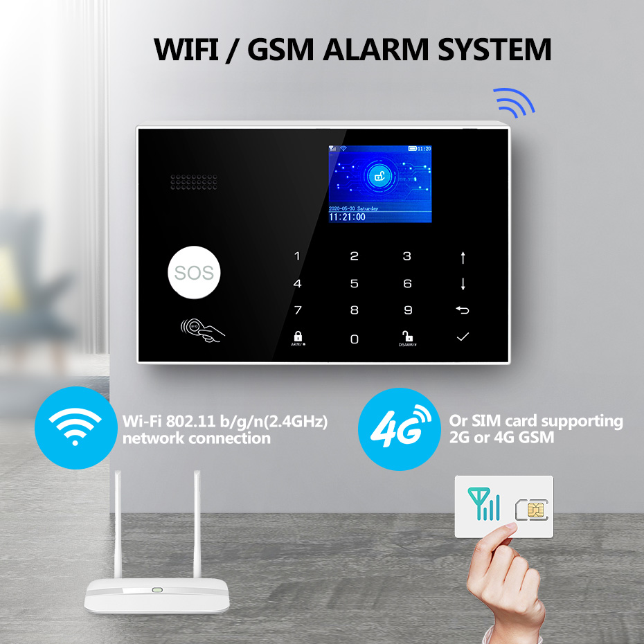 KERUI 4G/WiFi Home Alarm Syste - Home Zone Security App 리뷰 및 가격