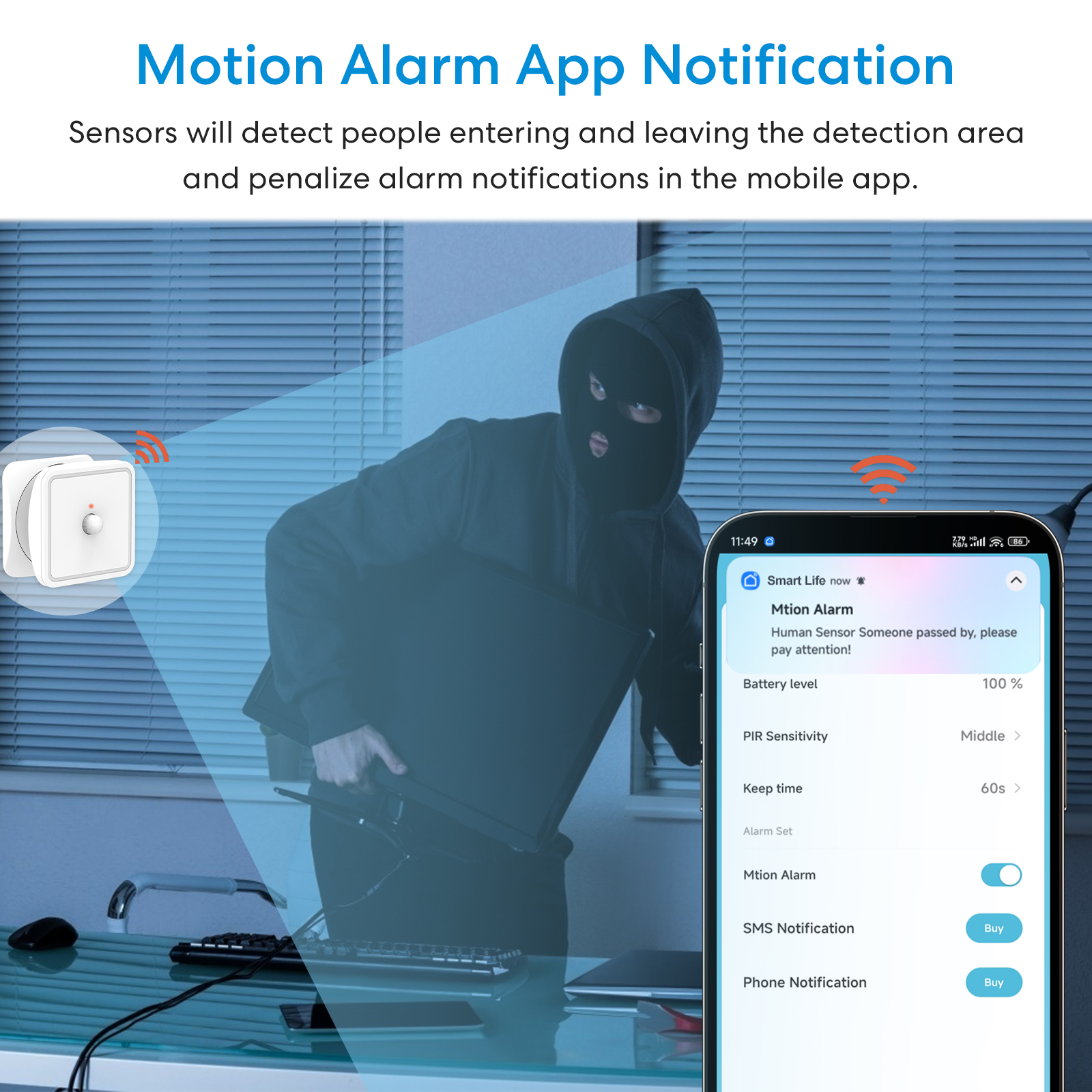 Tuya ZigBee Human Motion Senso - Home Security System 리뷰 및 가격