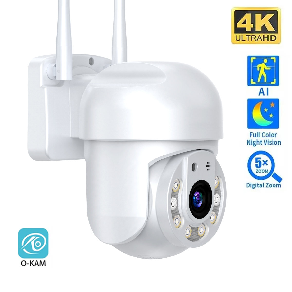 8MP 4K Speed Dome Auto Trackin - Home Security Options 리뷰 및 가격