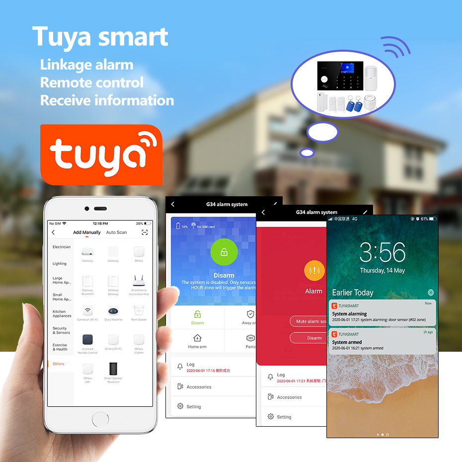 KERUI 433mhz 4G/WIFI Home Alar - Home Zone Security App 리뷰 및 가격