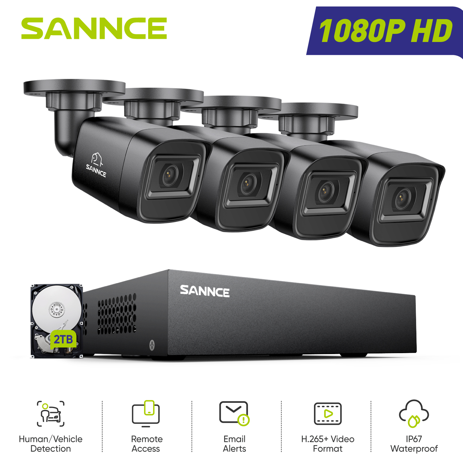 SANNCE 1080P Security Camera S - Home Security And Camera Systems 리뷰 및 가격