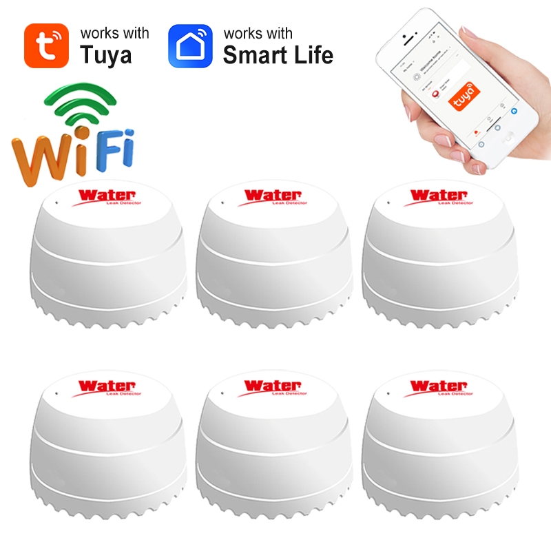 Tuya WiFi Water Leakage Sensor - Home Security Alarm System 리뷰 및 가격