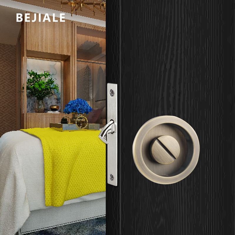 Round Black Sliding Door Slidi - Home Security Locks 리뷰 및 가격