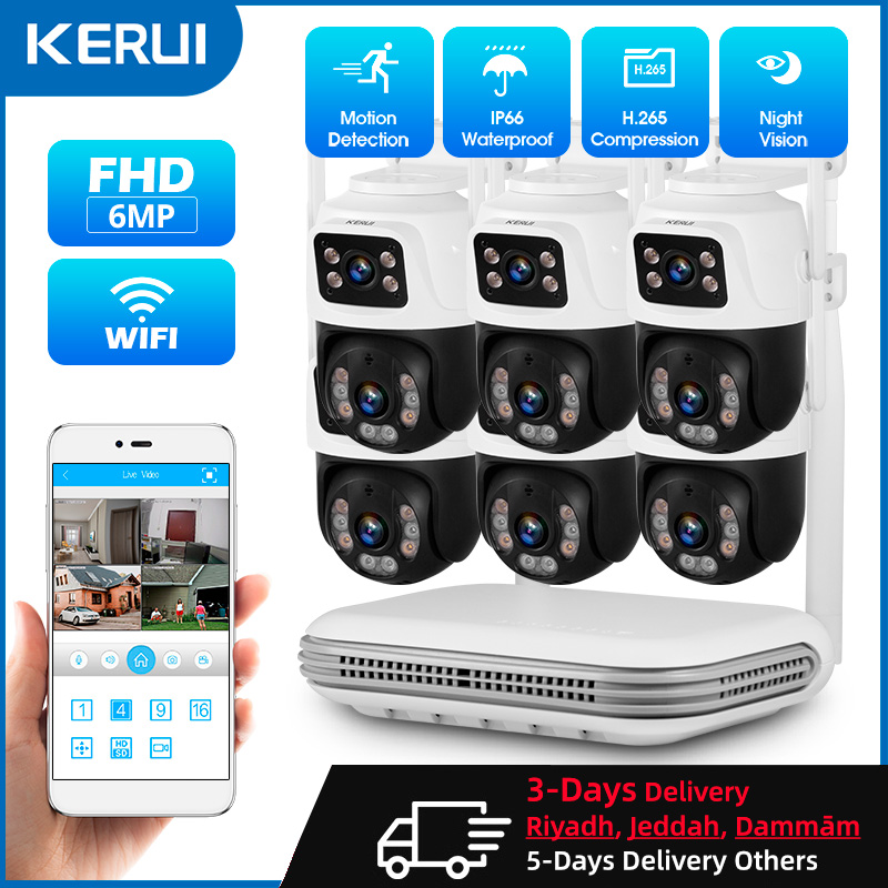 KERUI Waterproof 6MP HD Wirele - Home Security And Camera Systems 리뷰 및 가격