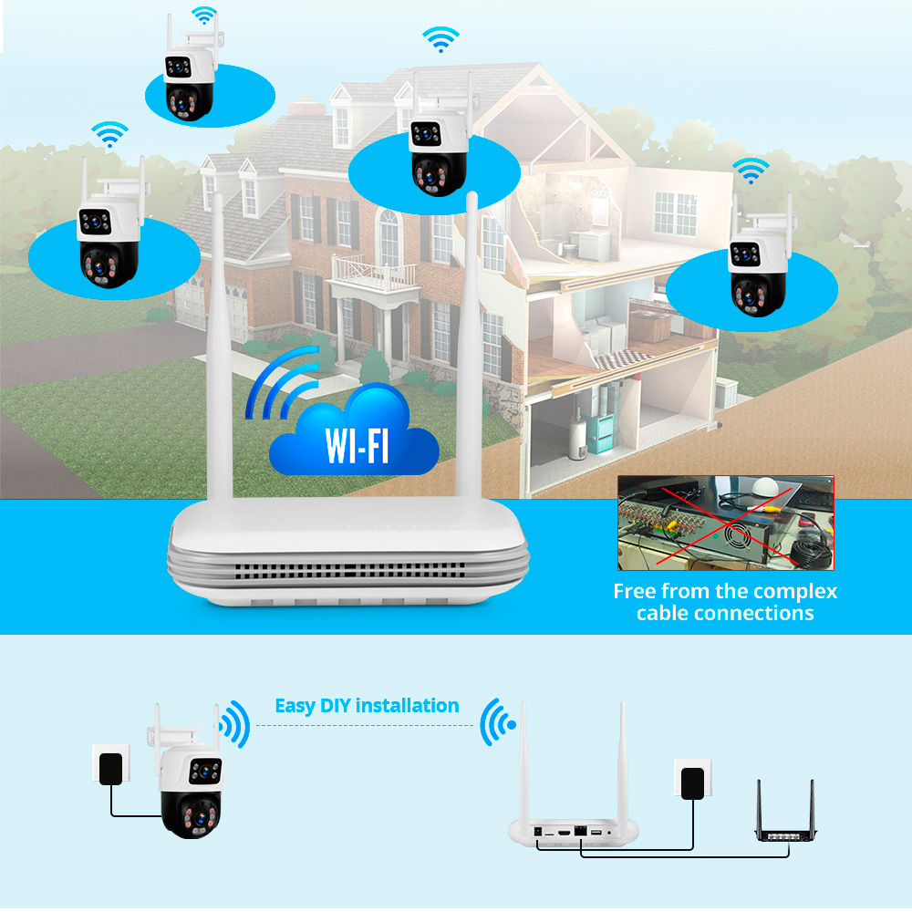 KERUI Waterproof 6MP HD Wirele - Home Security And Camera Systems 리뷰 및 가격