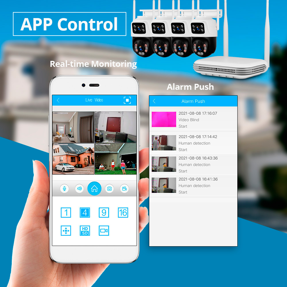 KERUI Waterproof 6MP HD Wirele - Home Security And Camera Systems 리뷰 및 가격