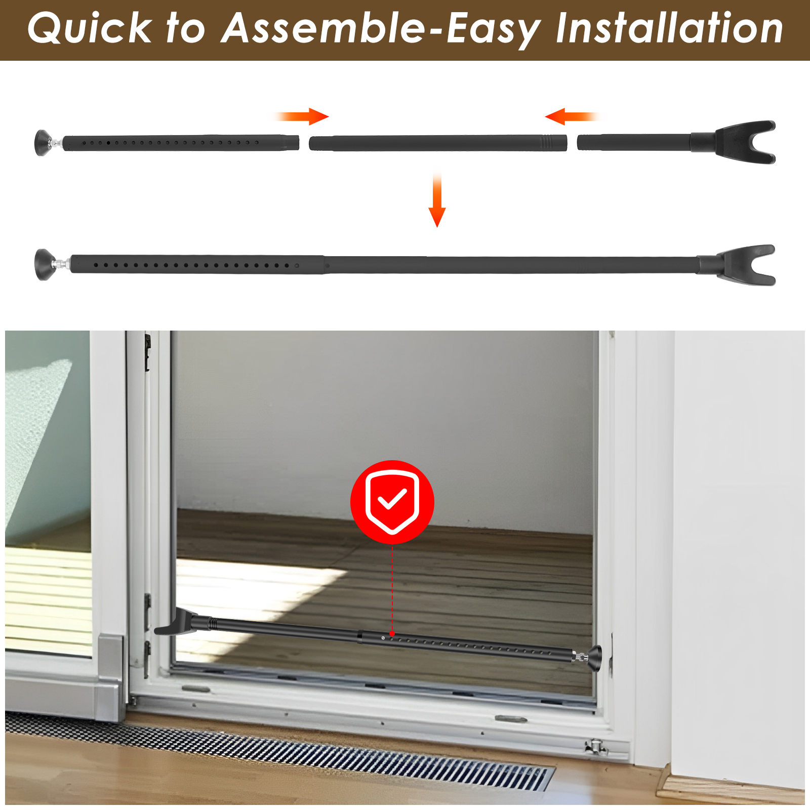 Door Security Bar 44-55 Inch A - Home Security Jammers 리뷰 및 가격