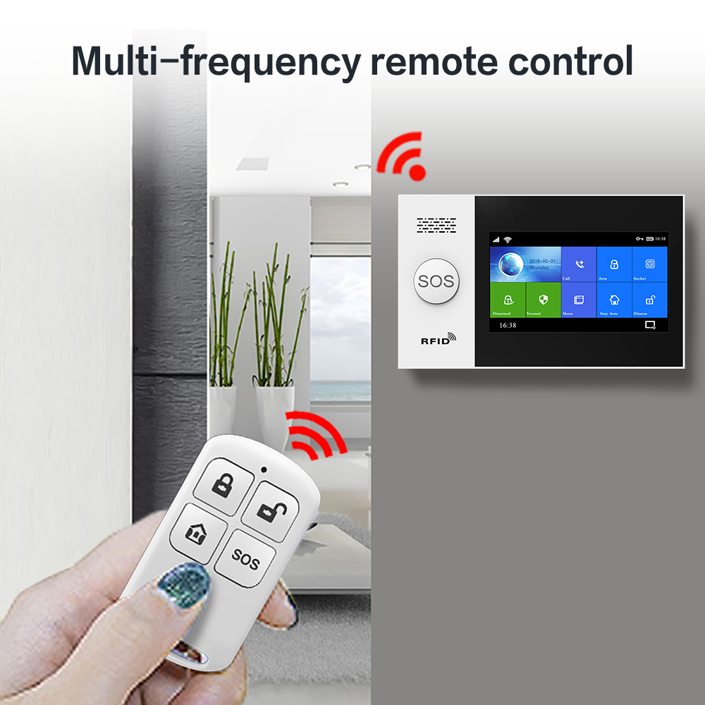 HIVA PF-50 Wireless 433MHz Rem - Home Security Alarm System 리뷰 및 가격