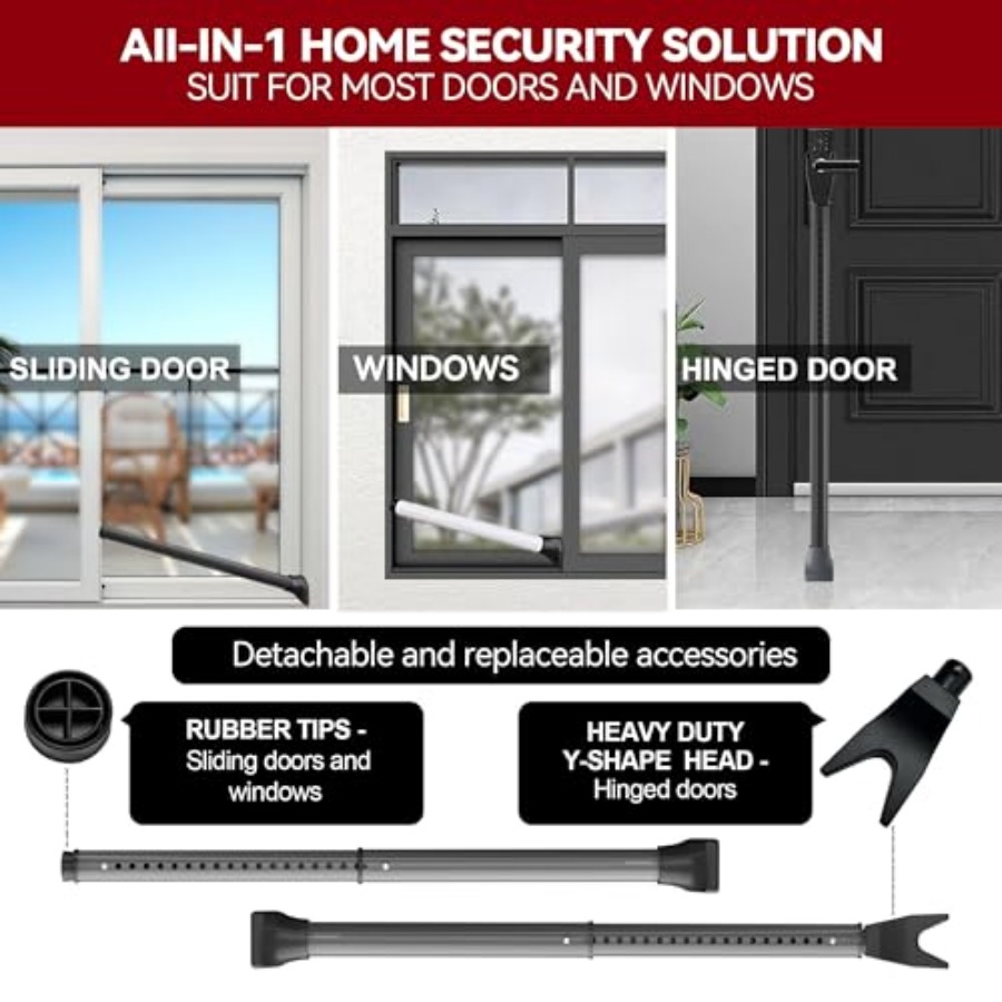 Upgraded Door Security Bar and - Home Security Jammers 리뷰 및 가격