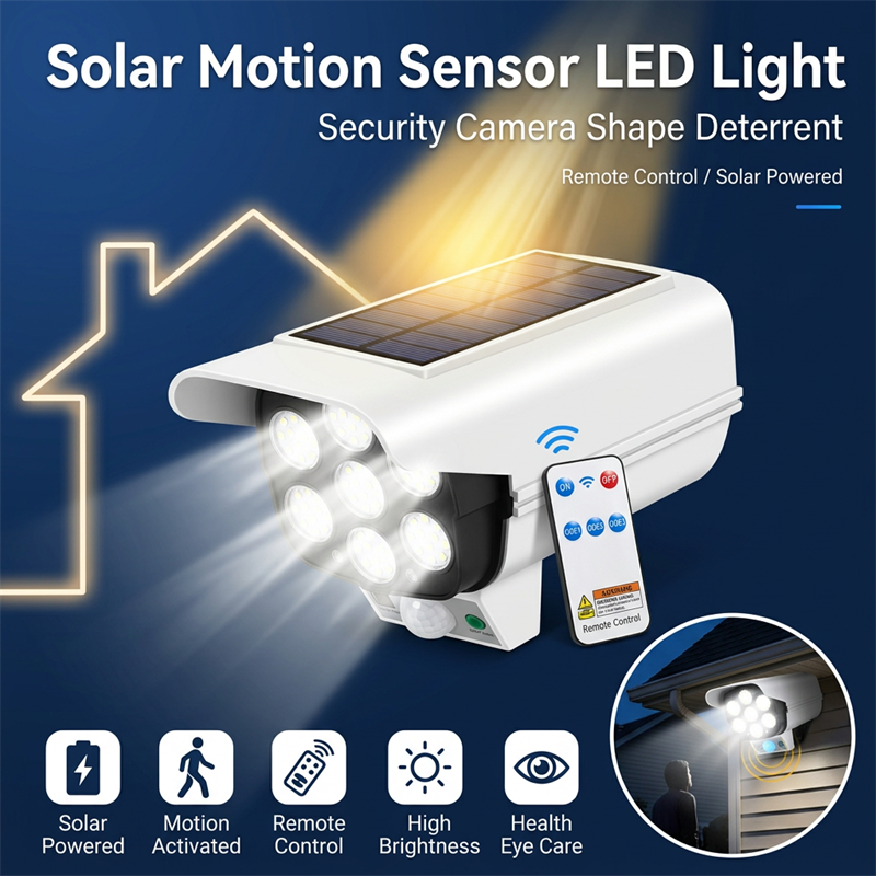 Solar Powered Dummy Security C - Home Security Yard Sensors 리뷰 및 가격