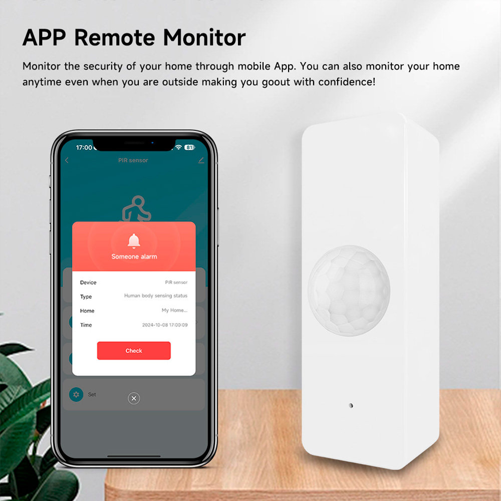WiFi Smart PIR Motion Sensor T - Home Security Alarm System 리뷰 및 가격