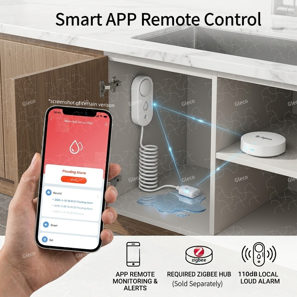 Zigbee Water Leak Sensor Flood - Home Security Options 리뷰 및 가격