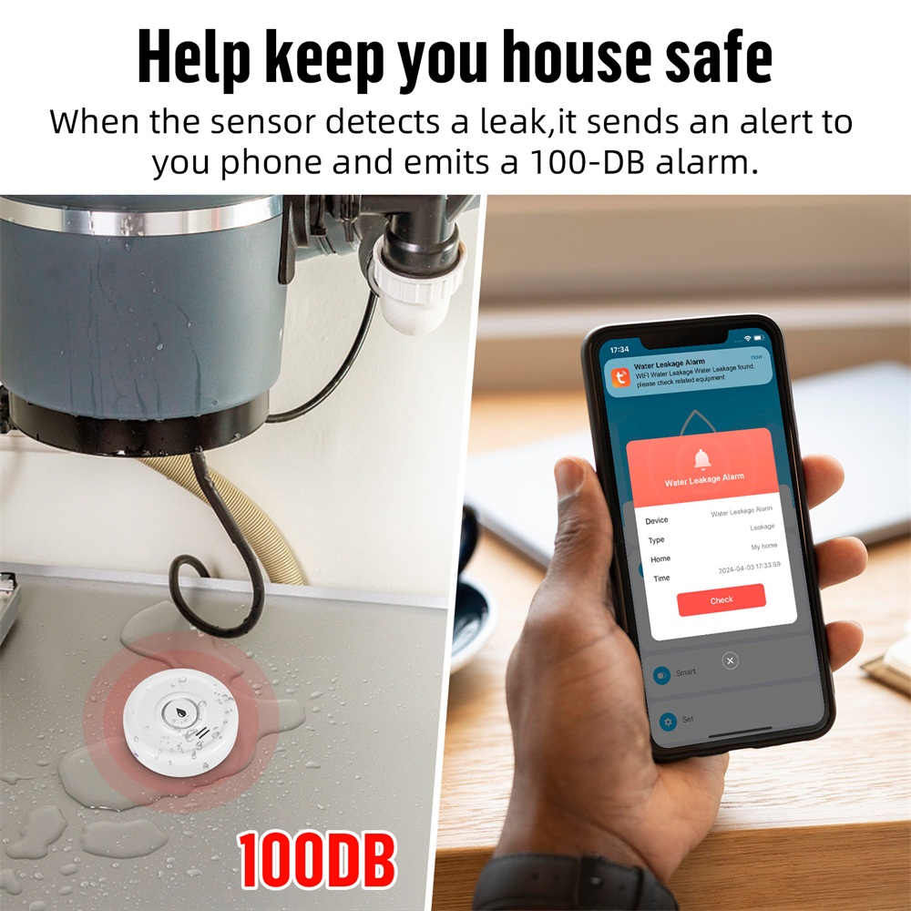 Fuers Water Leakage Detector S - Home Security Alarm System 리뷰 및 가격