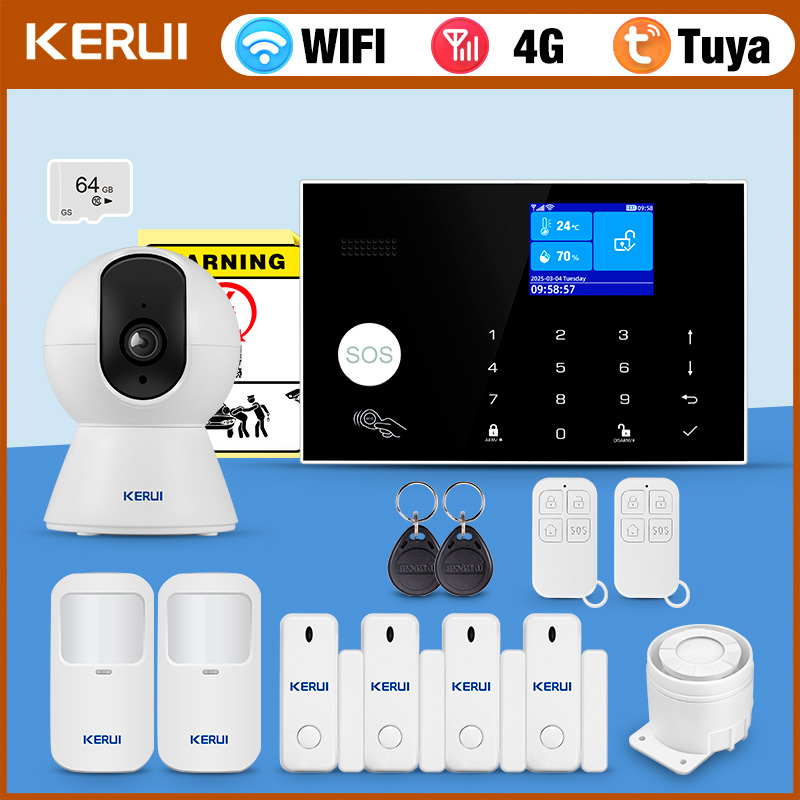 KERUI 4G Alarm System with Wir - Home Zone Security App 리뷰 및 가격
