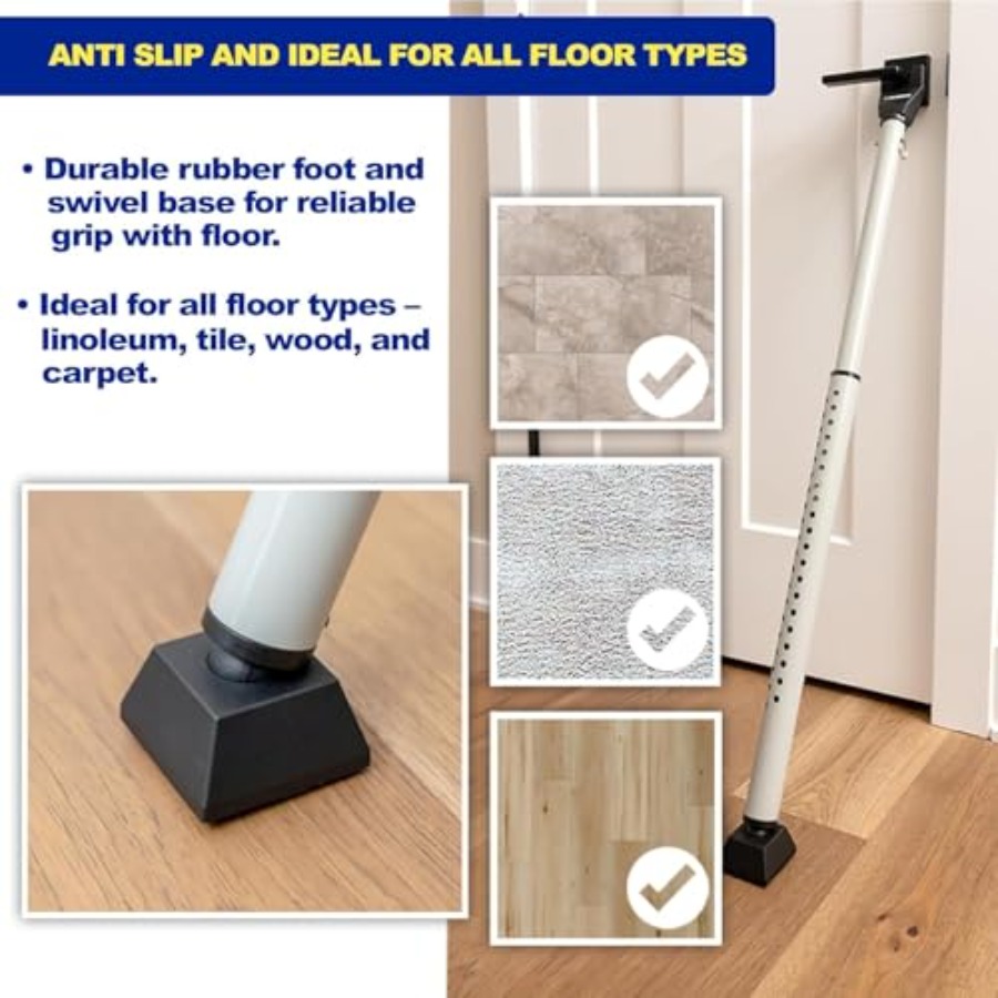 Door Security Bar - Adjustable - Home Security Jammers 리뷰 및 가격