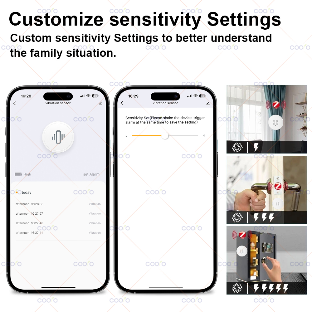 ZigBee Tuya Smart Vibration Se - Home Security Alarm System 리뷰 및 가격