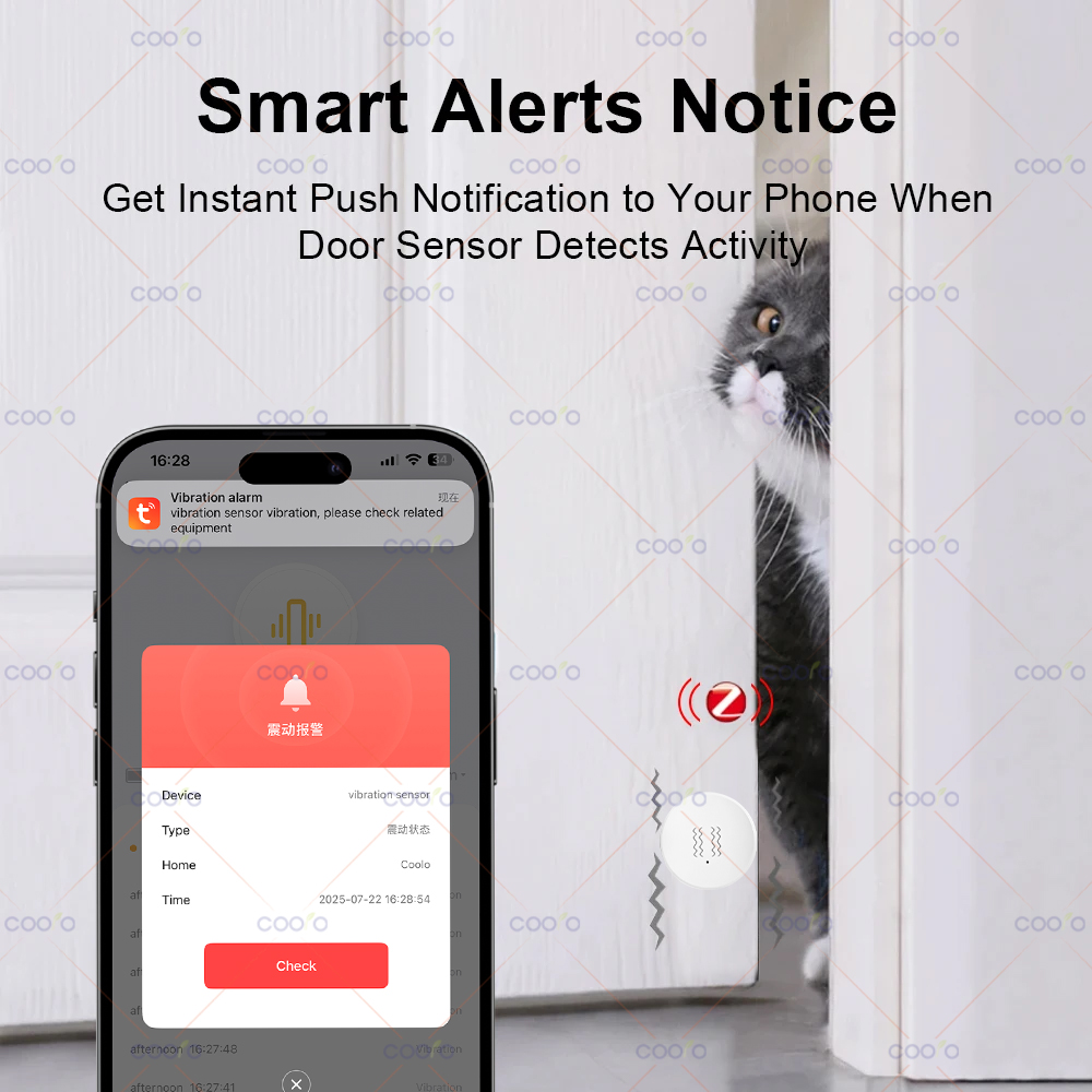 ZigBee Tuya Smart Vibration Se - Home Security Alarm System 리뷰 및 가격