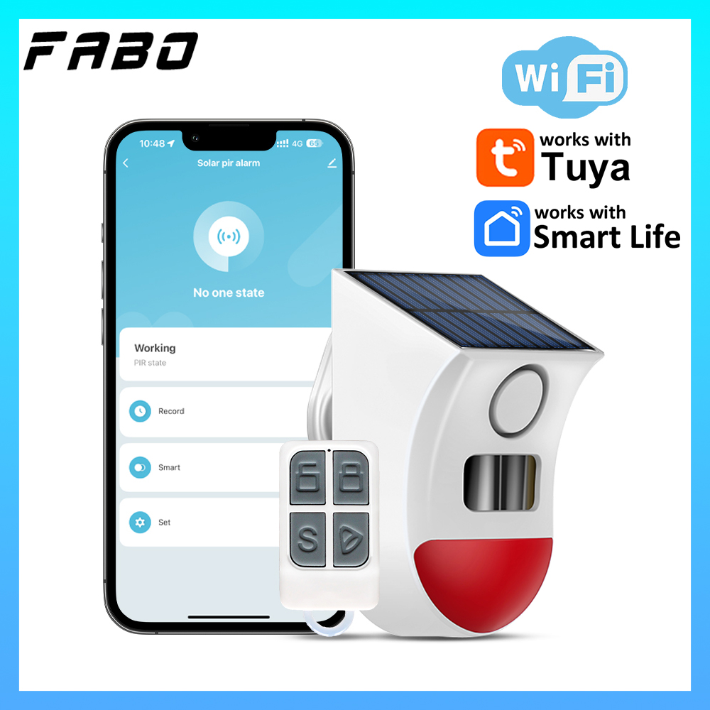 Tuya WiFi Solar Motion Sensor  - Home Security Yard Sensors 리뷰 및 가격