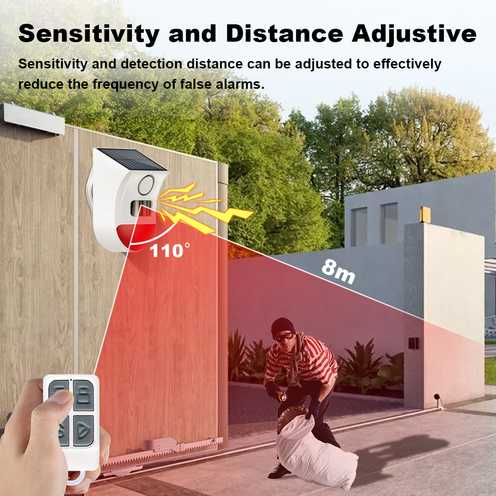 Tuya WiFi Solar Motion Sensor  - Home Security Yard Sensors 리뷰 및 가격