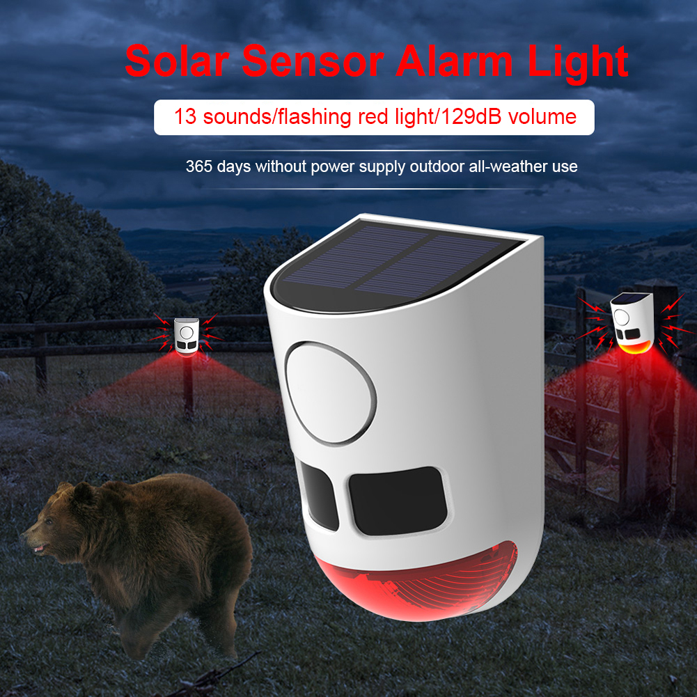 Solar Outdoor Motion Sensor Al - Home Security Yard Sensors 리뷰 및 가격