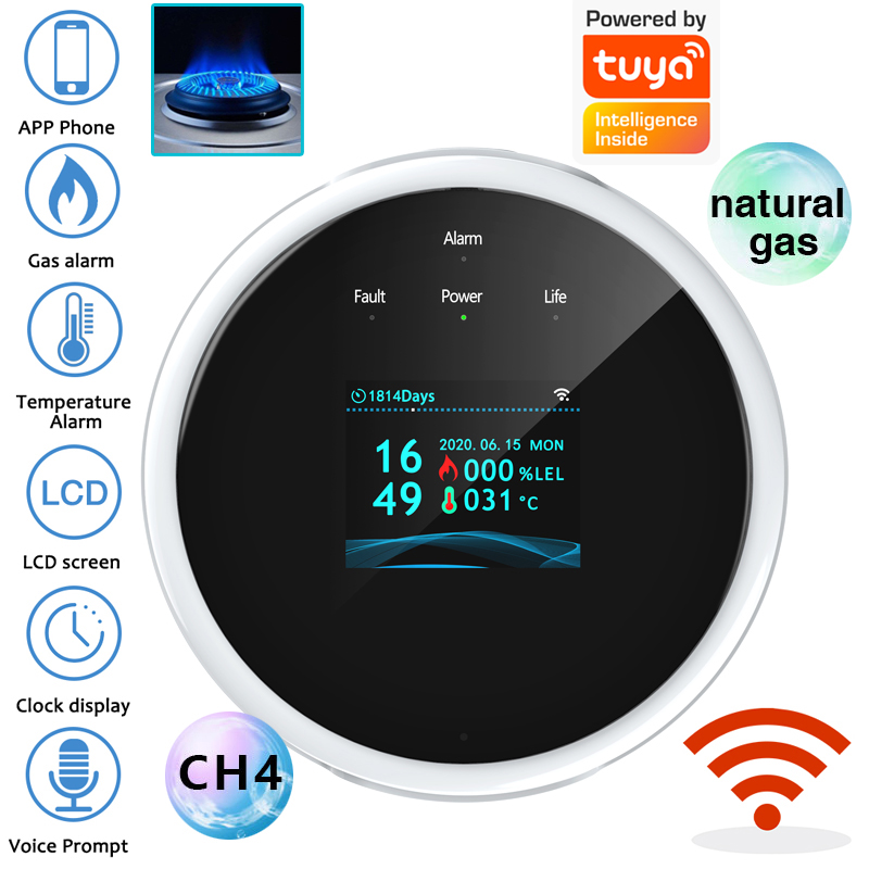 2.4G WiFi Gas Alarm Sensor Com - Home Security Alarm System 리뷰 및 가격
