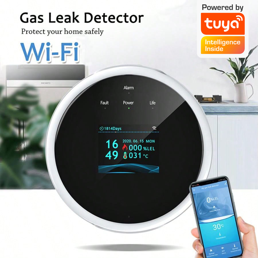 2.4G WiFi Gas Alarm Sensor Com - Home Security Alarm System 리뷰 및 가격