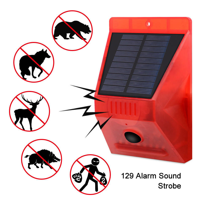 Solar Powered Infrared Motion  - Home Security Yard Sensors 리뷰 및 가격