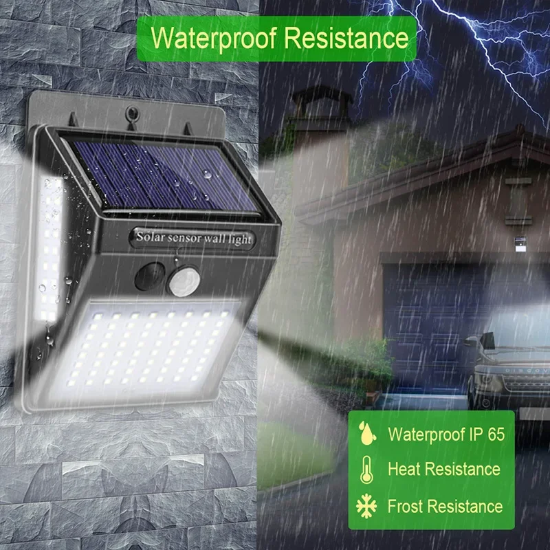 Outdoor Solar 100 LED PIR Moti - Home Security Yard Sensors 리뷰 및 가격