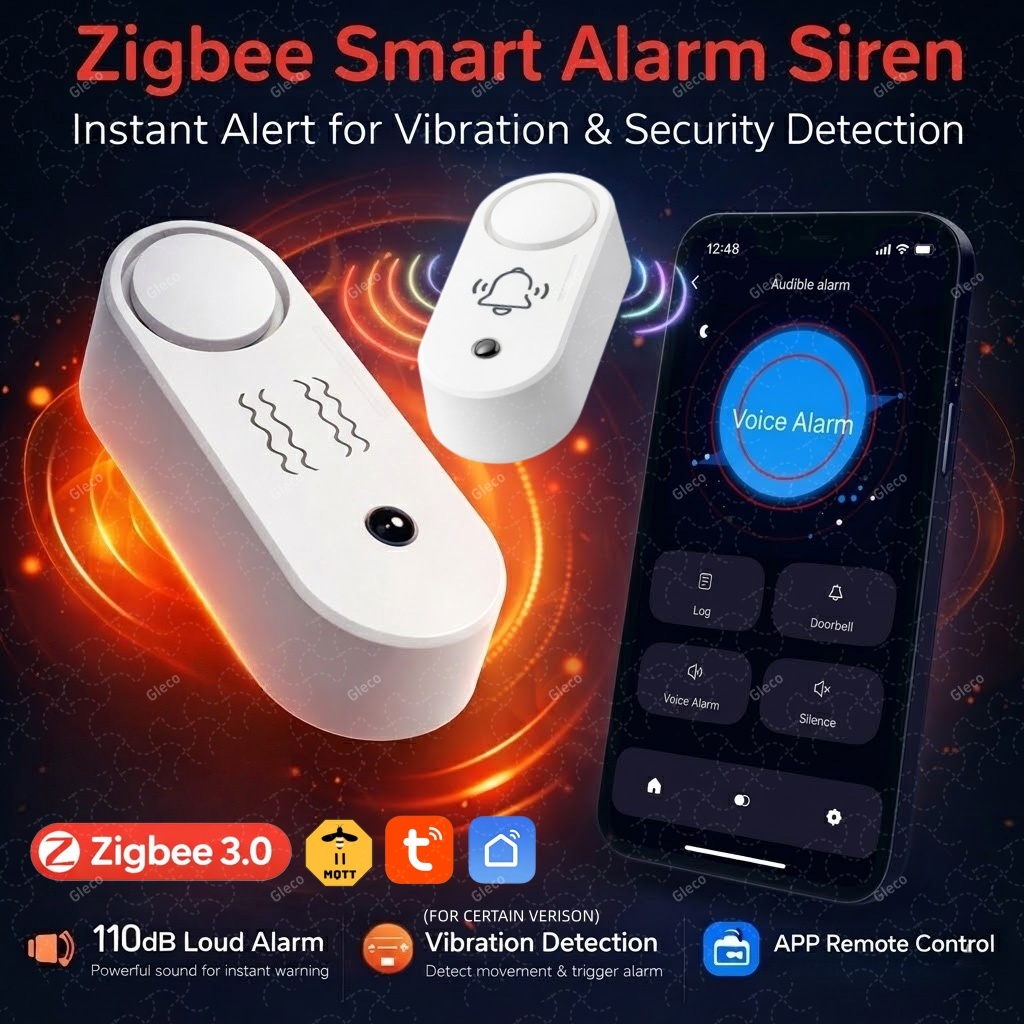 ZigBee Tuya Smart Siren Alarm  - Home Security Options 리뷰 및 가격