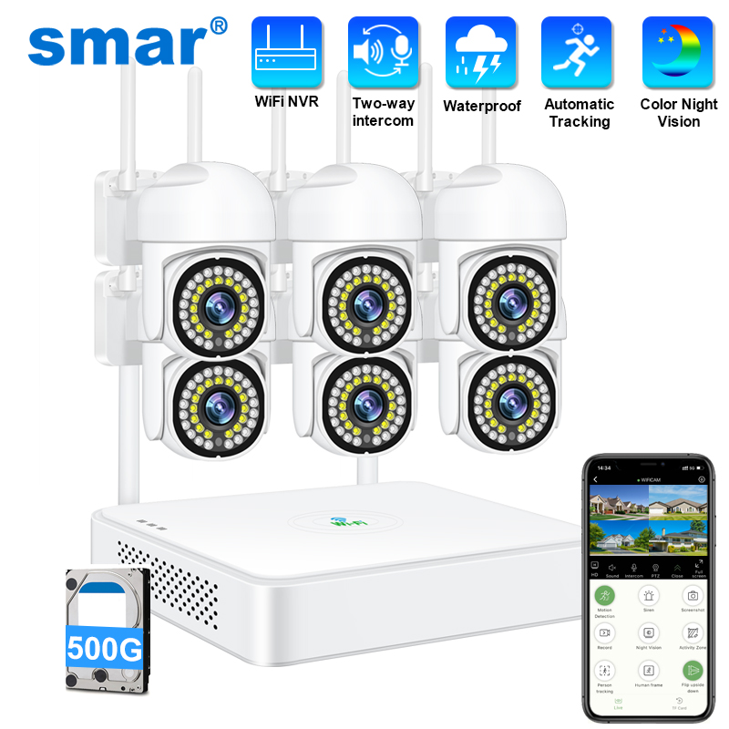 Smar 3MP Wireless CCTV Securit - Home Security And Camera Systems 리뷰 및 가격