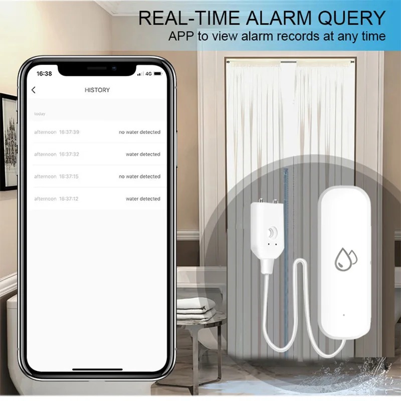 Smart Home Zigbee Water Leak D - Home Security Alarm System 리뷰 및 가격