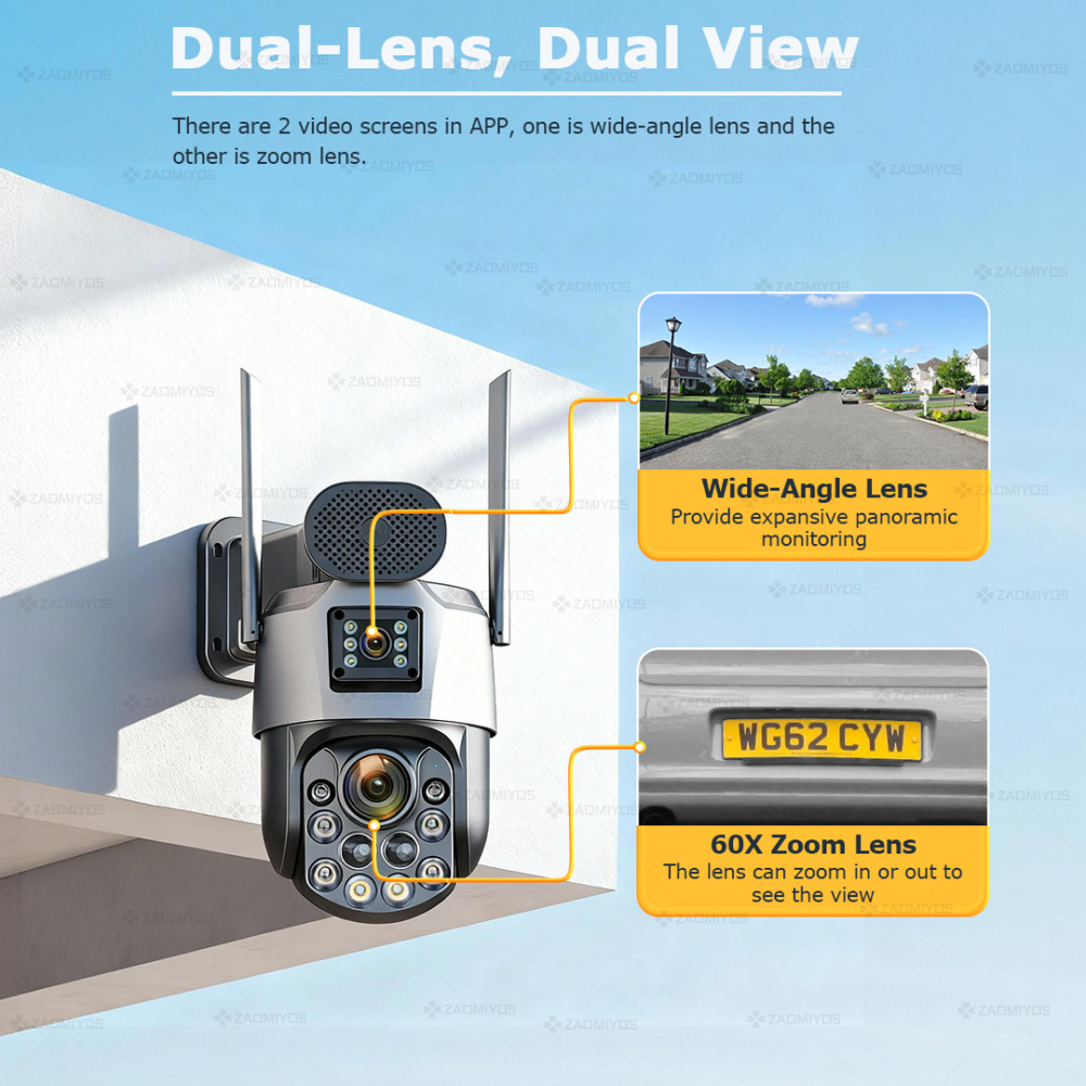 Dual Lens Home Outdoor Surveil - Home Security Upgrades 리뷰 및 가격